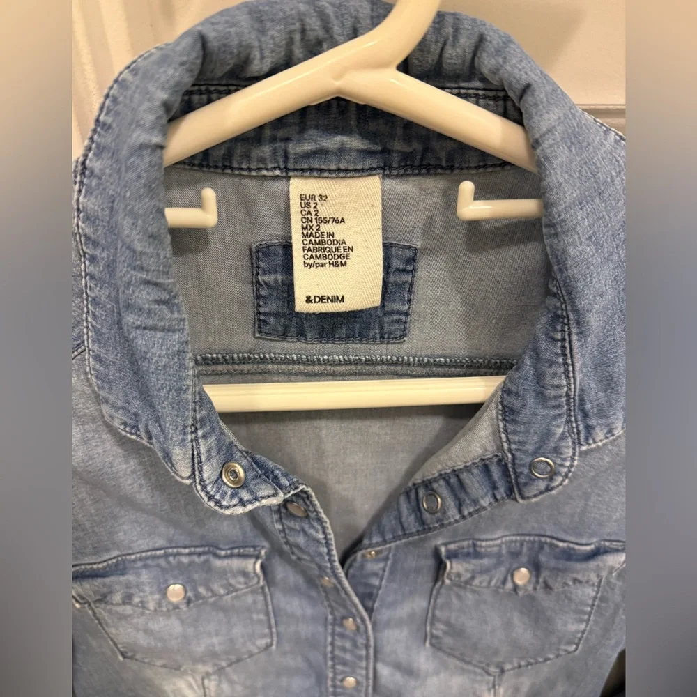 H&M denim shirt - Picture 3 of 4